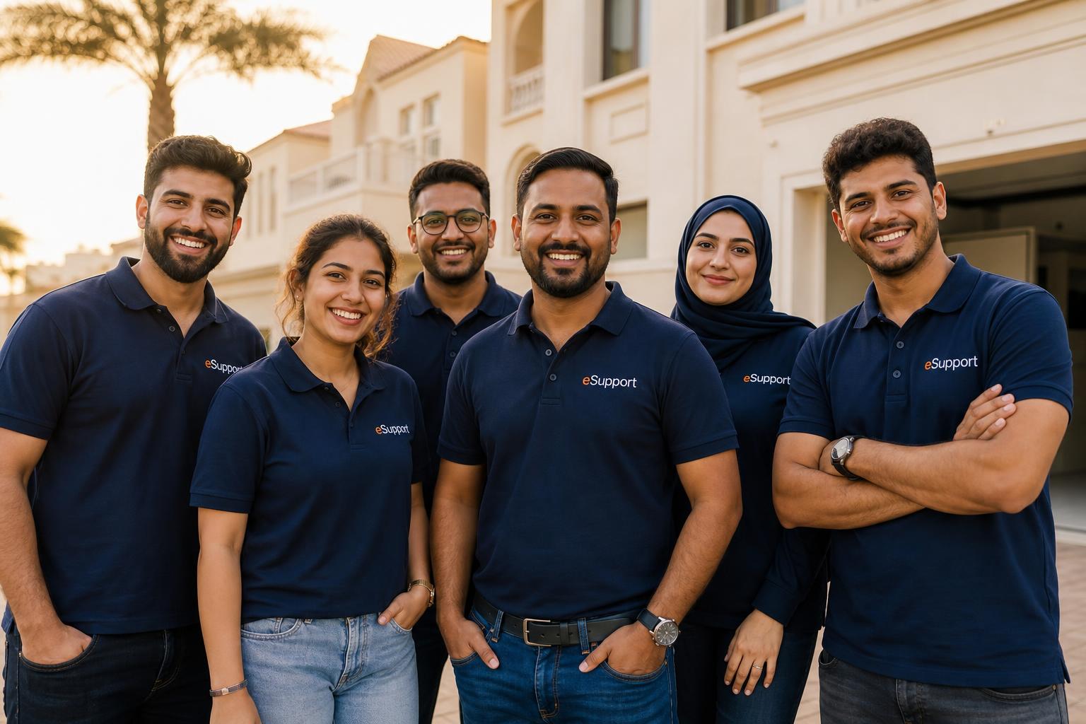 The eSupport team of certified UAE technicians